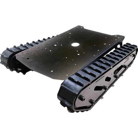 metal tank chassis|T007 Metal Robot Tank Chassis Kit with 2pcs Pure Rubber .